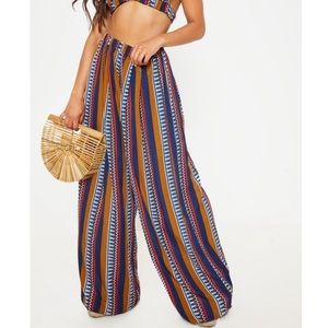 Pretty little thing Multi Geo Wide Leg Pants